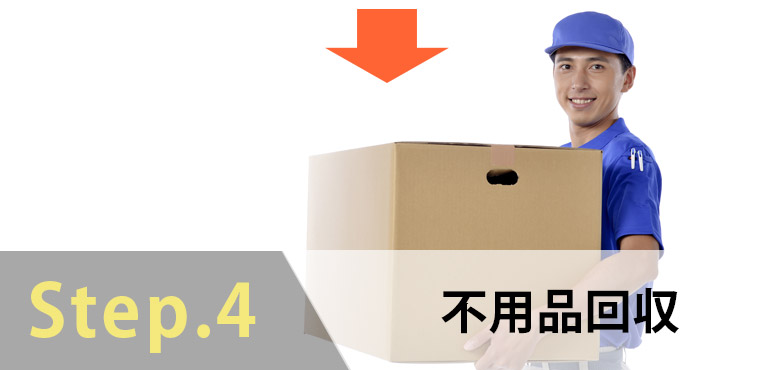Step.04 不用品回収