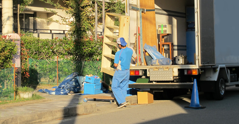 引越しに伴う不用品の回収・処分